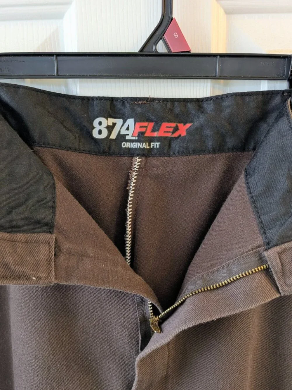 Dickies 874 Flex Work Pants 46x32 Dark Brown